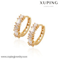 (90031) Boucle d&#39;oreille en plaqué or 18 carats de haute qualité Xuping Fashion